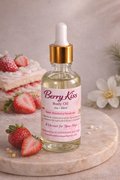 Berry Kiss Body Oil (Clear) – Strawberry Shortcake Scent | Lightweight Glow Oil 2oz(50ml)