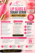 Lip Gloss & Sugar Scrub MASTERCLASS